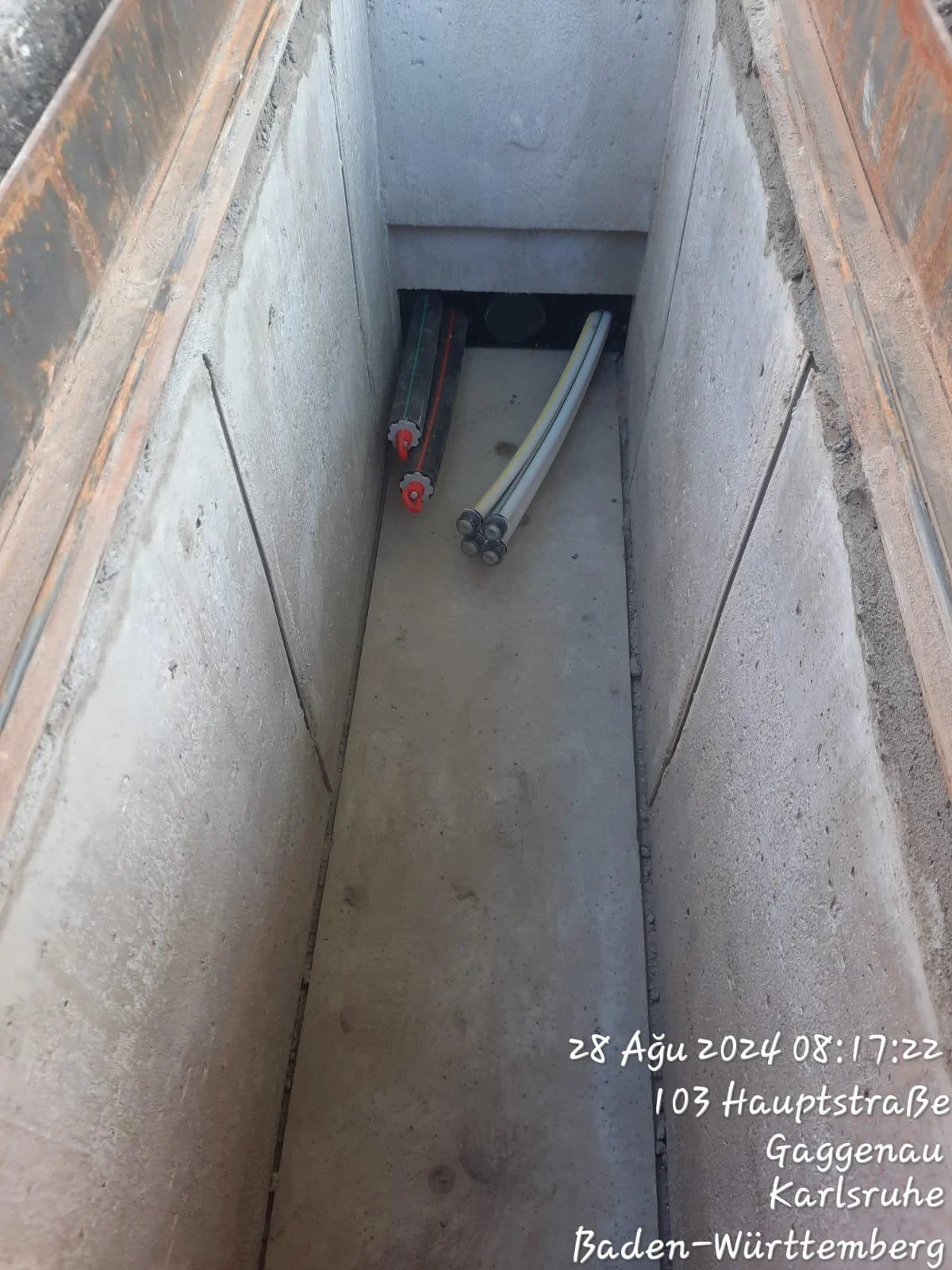 first image at project cable placement